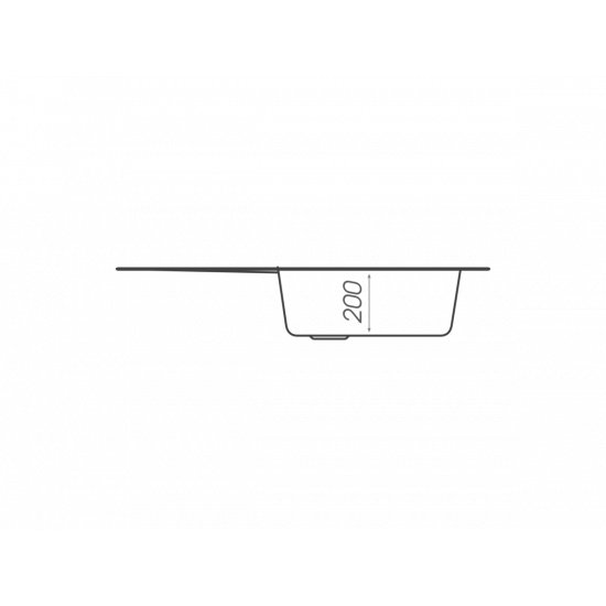 Гранітна мийка для кухні Platinum 6550 INTENSO матова Антрацит  фото № 5