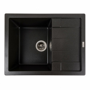 Гранітна мийка для кухні Platinum 6550 INTENSO матовий Моріон