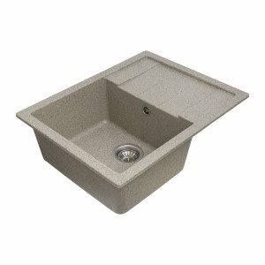 Гранітна мийка для кухні Platinum 6550 INTENSO матова Карамель