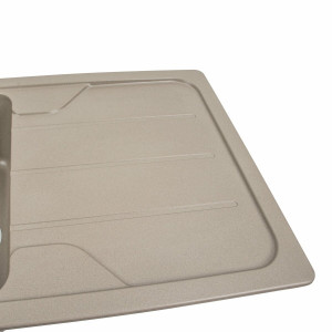 Гранітна мийка для кухні Platinum 7850 VERONA матовий Титан