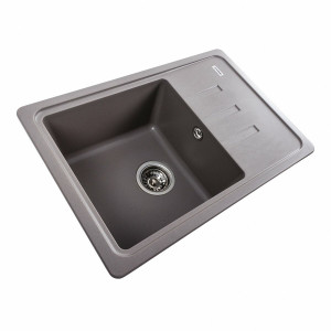 Гранітна мийка для кухні Platinum 6243 LIANA матова Дюна