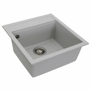 Гранітна мийка для кухні Platinum 5149 FIESTA матова Топаз