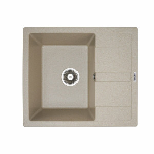 Гранітна мийка для кухні Platinum 5851 ARIA матова Сафарі