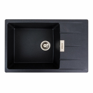 Гранітна мийка для кухні Platinum 7850 ROMA матовий Карбон