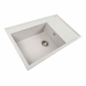 Гранітна мийка для кухні Platinum 7950 AZURIT матовий Топаз