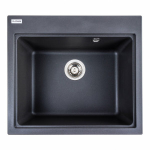Гранітна мийка для кухні Platinum 5852 VESTA матовий Моріон