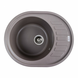 Гранітна мийка для кухні Platinum 6250 SOUL матова Дюна