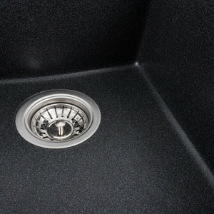 Гранітна мийка для кухні Platinum 4150 SOKIL матовий Карбон