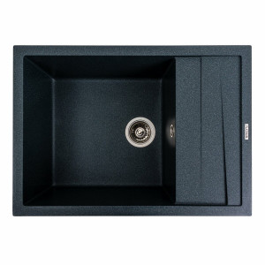 Кухонна мийка гранітна матова 7050 CASCADA Platinum антрацит