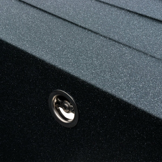 Кухонна мийка гранітна матова 7050 CASCADA Platinum антрацит Зображення №6 Кухонна мийка гранітна матова 7050 CASCADA Platinum антрацит фото № 6