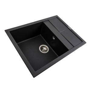 Гранітна мийка для кухні Platinum 6550 LOTOS матовий Моріон