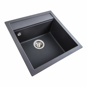 Гранітна мийка для кухні Platinum 5149 FIESTA матовий Моріон