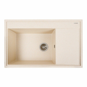 Гранітна мийка для кухні Platinum 7950 AZURIT матовий Пісок