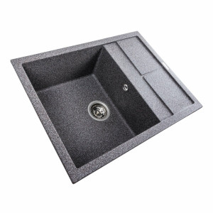 Гранітна мийка для кухні Platinum 6550 LOTOS матовий Мікс