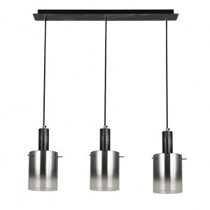 G 07459/3L Matte Black+silver+Chrome