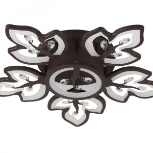 Люстра лед G 2782/5+1 Coffee 130W з пультом