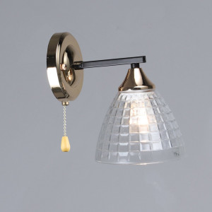 Бра настінне B K2284/1W CH+BK