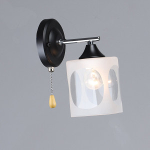 Бра настінне B K2284/1W CH+BK