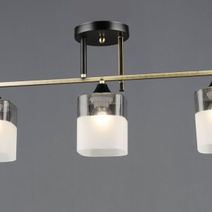 Люстра плафонна B A4425/3 AB+BK