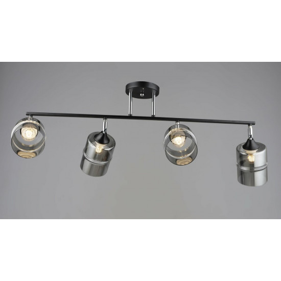 Люстра B K2286/4 BK+CH (Чорний + Хром) Зображення №1 Люстра B K2286/4 BK+CH (Чорний + Хром) фото № 1
