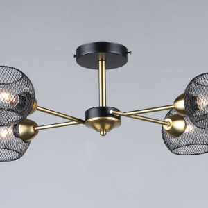 Люстра в стилі лофт B N6565/4 BK+COP