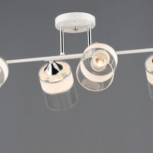 Люстра B A4435/4 білий+хром