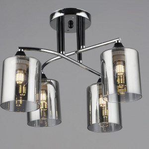 Люстра B K2301/4 хром+чорний