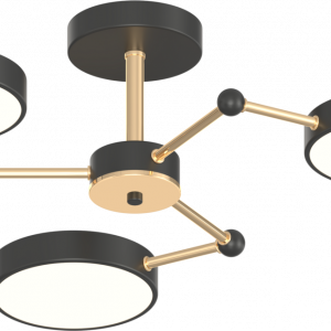 Люстра Valeso XI3331-3 чорний+золото