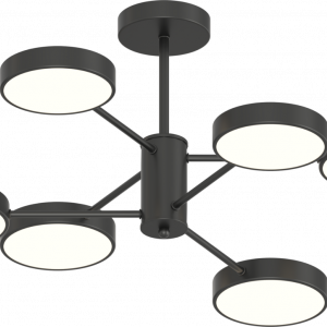 Люстра XI3339-6 чорний