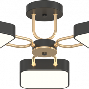 Люстра Valeso XI3362-3 чорний+золото