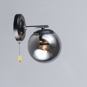 Бра Valeso K2307/1W Чорний + Хром