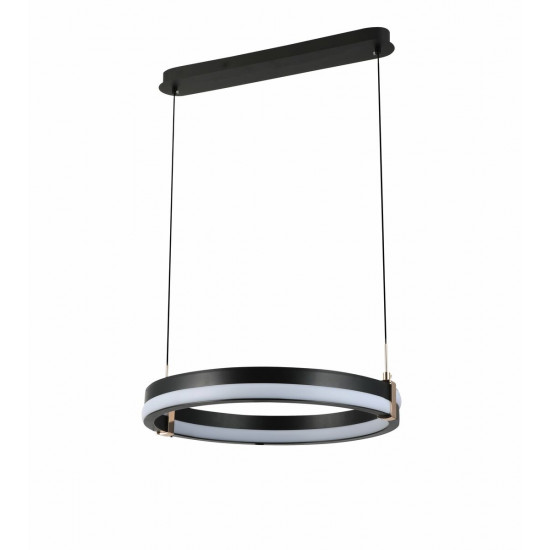 Підвісна LED-люстра G 2919/500D 108W Чорний+Золото Зображення №2 Підвісна LED-люстра G 2919/500D 108W Чорний+Золото фото № 2