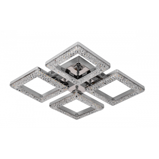 Світлодіодна люстра YZD818 Хром  фото № 2