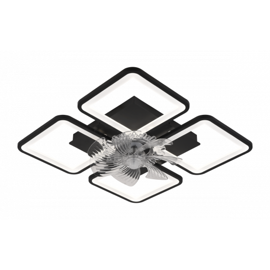 Стельовий світильник-вентилятор YZD5007-Fan (Чорний) Зображення №2 Стельовий світильник-вентилятор YZD5007-Fan (Чорний) фото № 2