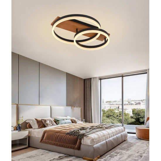 Світлодіодна люстра MTD137 Дерево  фото № 4