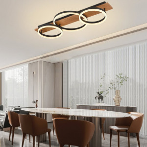 Світлодіодна люстра MTD131 Дерево