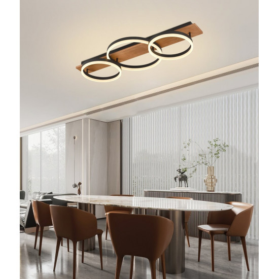 Світлодіодна люстра MTD131 Дерево  фото № 2