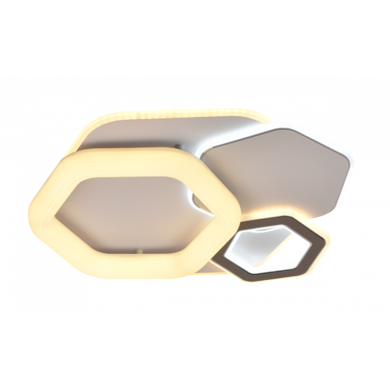 Стельова світлодіодна люстра WSD5213, Біла  фото № 2