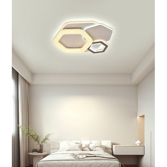 Стельова світлодіодна люстра WSD5213, Біла  фото № 4