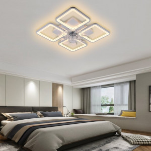 Стельовий світильник-вентилятор YZD5007-Fan (Білий)