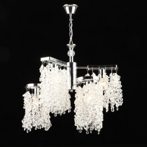 Люстра підвісна кришталева E2687/3+3, Хром