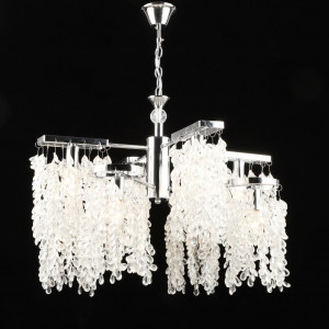 Люстра підвісна кришталева E2687/4+4, Хром