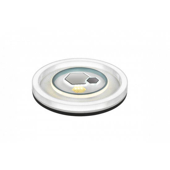 Світлодіодна пристельова люстра 2H-004, Білий+Чорний фото № 1