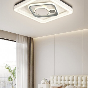 Світлодіодна пристельова люстра 2H-006, Білий+Чорний