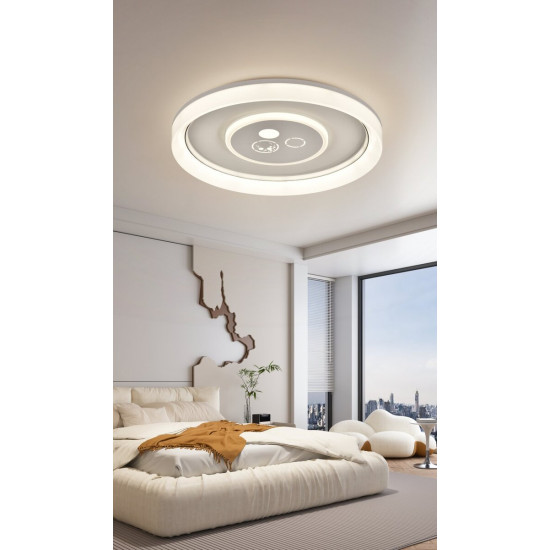 Світлодіодна пристельова люстра 2H-008, Білий  фото № 2