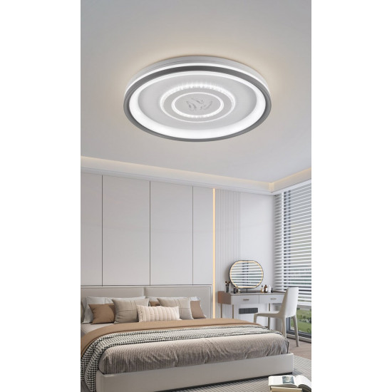 Світлодіодна пристельова люстра 2H-009, Білий  фото № 2