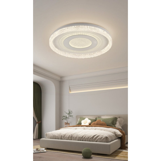 Світлодіодна пристельова люстра 2H-012, Білий  фото № 2