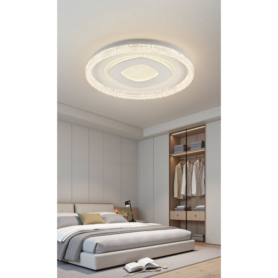 Світлодіодна пристельова люстра 2H-013, Білий  фото № 3