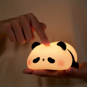 Силіконовий бездротовий нічник "Панда лежача"