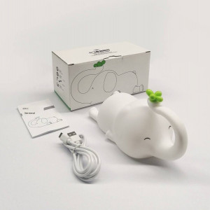 Силіконовий бездротовий нічник «Слоник»